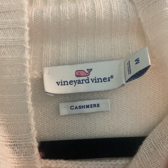Vineyard Vines Cashmere Mock-neck Sweater - Picture 3 of 3